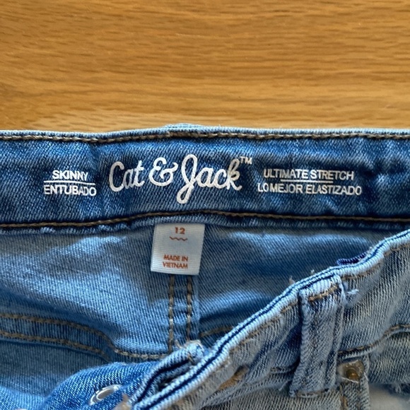 Cat & Jack Girls Jeans Lot 12 - Picture 3 of 11